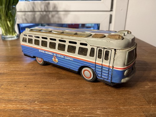 Vintage bus blechspielzeug - vintage,