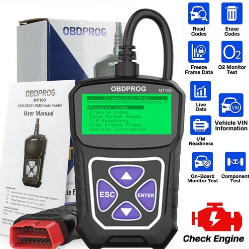 Mt100 obd2 eobd scanner - mt100, obd2/eobd