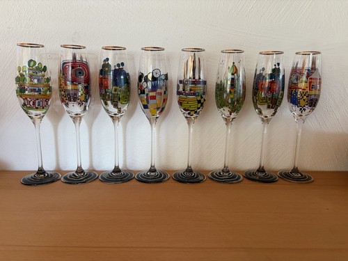 Hundertwasser sektgläser pm - sektgläser,