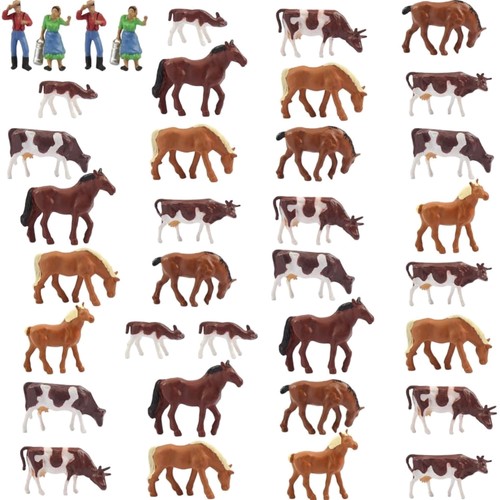 Verschiedene tierfiguren set - tierfiguren,