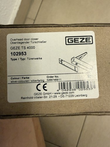 Geze ts4000 silber - ts4000,