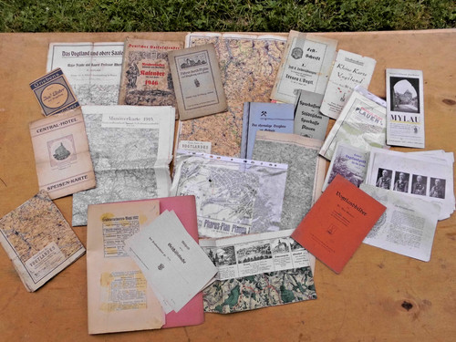 Vogtland material karten etc - vogtland,,