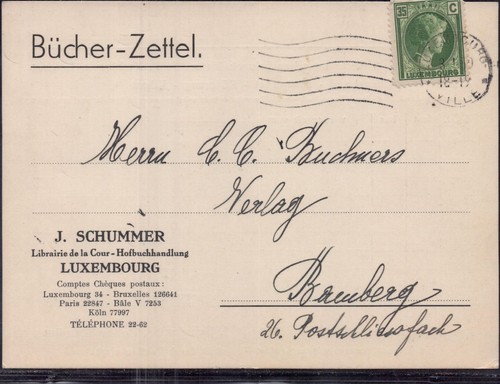 Luxemburg bücher zettel - luxemburg, bücher-zettel