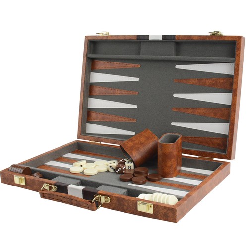 Backgammon koffer - koffer, 15"