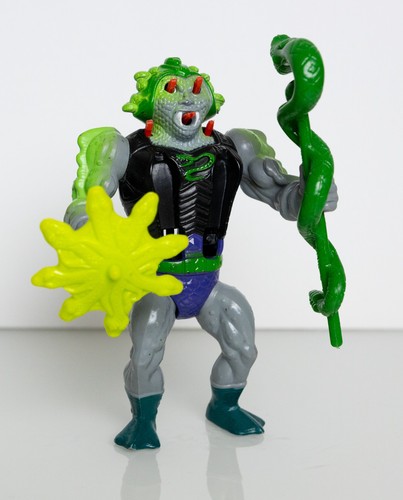 Mattel motu 1986 snake - motu, face