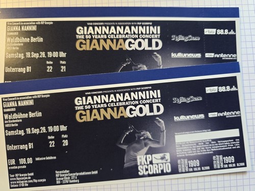 Tickets gianna nannini - 2,