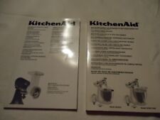 KitchenAid 1x Anleitung für Küchenmschine ,1x Anleitung für den  Gemüseschneider