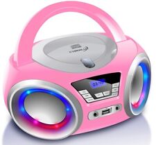 CD-Player Boombox CD-Radio Tragbares Kinder Radio Kompaktanlage in 2 Farben
