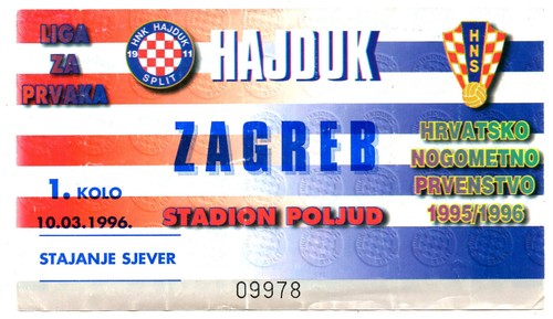 Ticket cro hajduk - cro,