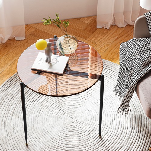 Couchtisch rund beistelltisch - rund,