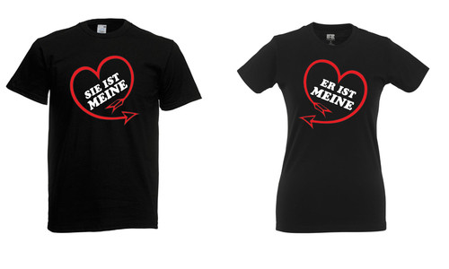 Partner shirt paar motiv sie - partner-shirt,