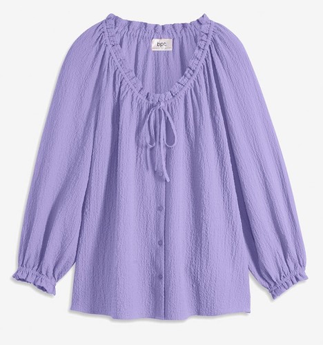 Neu weite strukturbluse mit - neu,