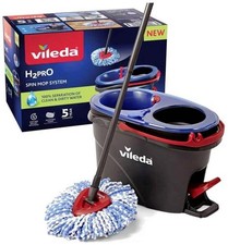 Vileda H2PRO Spin Mop Bodenwischer-Set Wischer Teleskopstiel Eimer 6l 1724410