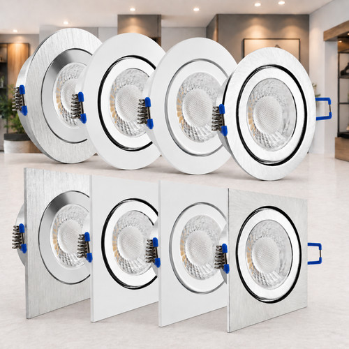 Led einbaustrahler 230v - led, flach