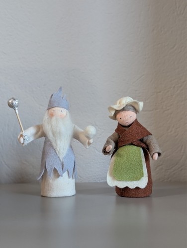 Mutter erde und könig winter - erde,