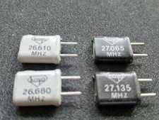 2 QUARZPAARE 27065+27135 MHz