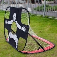 Fussballtor mit Torwand für Kinder Fußball Tor 2 in 1 Pop-Up Fußballtor Faltbar