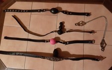 4 Mundknebel silikon, 1 Nippel