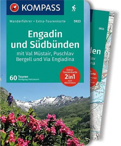 Kompass wanderführer engadin - kompass,