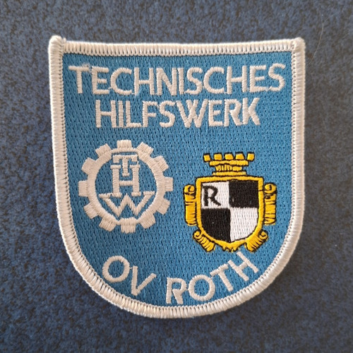 Thw abzeichen patch roth - thw,