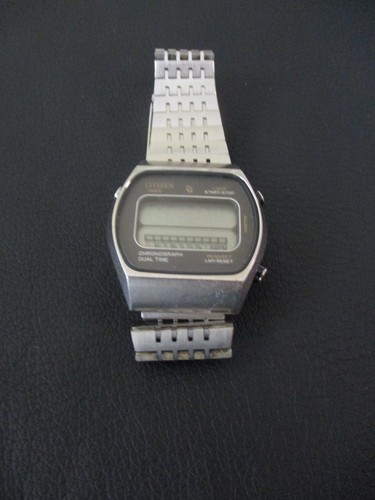 Vintage citizen lcd digitaluhr - lcd,