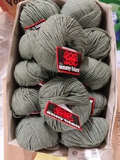 600g / 12x Anny Blatt Sublime Wolle Seide grün selten