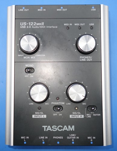 Tascam us122mkii usb audio - us122mkii,