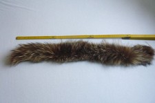 Fuchsschwanz, echter Pelz, braun, 75 cm lang