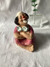 Dekofigur Clown  Susanne Juretzek Achatit Naturstein Handarbeit Clownfigur Figur