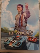 Comic, Bildroman "und Steve McQueen erschuf Le Mans", Gulf Porsche, Deutsch