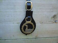 Pferd Messing Gans am Gürtel Plakette Sammler Erinnerungsstücke zum Glück schönes Geschenk Hirsch