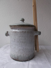 Original französischer  Keramik-Gurkentopf m. Zange