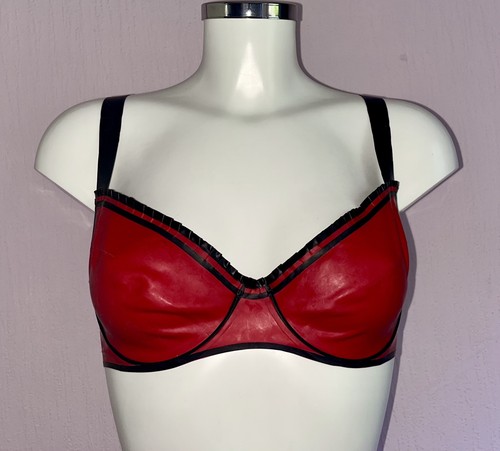 Latex rubber high gloss - rubber, bra