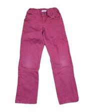 Jeans Gr. 122/128 (126 cm) Vertbaudet samtpflaume Weite regulierbar