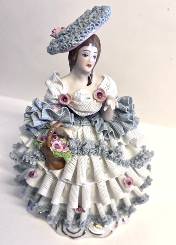 Porzellan figur tüll dresdner - tüll,