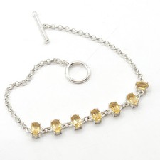 Natürlicher Citrin Tennis