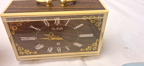 Slava wecker analog - analog, rechteckig