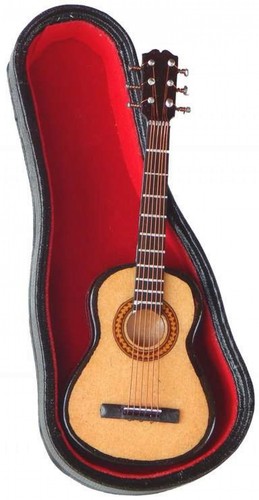 Puppenstube miniatur gitarre - miniatur,