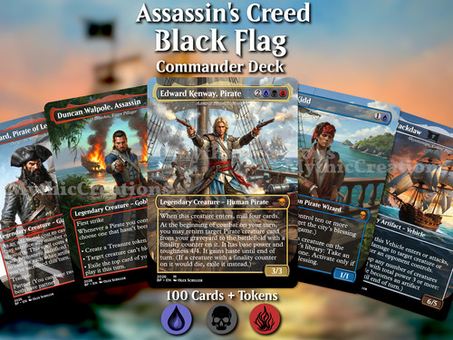 Black flag mtg commander - flag,