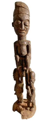 Alter stammes bamum könig - stammes,