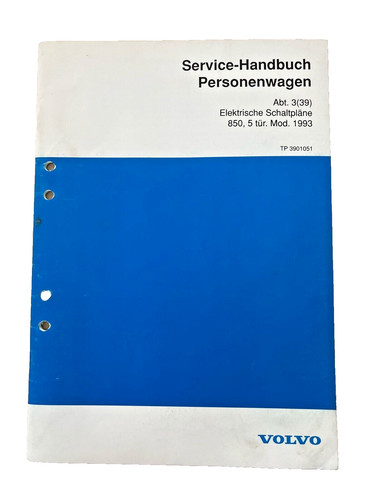 Volvo service handbuch - volvo, service-handbuch