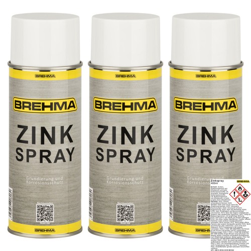 Brehma zinkspray dunkel - 3x,