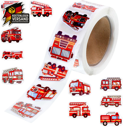 500 stück feuerwehrauto - 500,