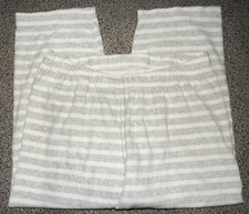 Damen Nickihose Weiß/Grau gestreift Gummizug Gr. 44/46 TCM Tchibo