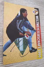 Panini Ran WM 94--Bodo Illgner -Glitzerkarte mit Unterschrift