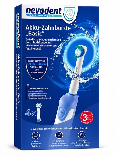 Nevadent akku zahnbürste - akku,