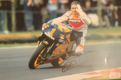Mick doohan signed moto - mick,