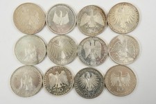 S02M48- 12x 10 DM Silber Münze ua Olympia München 1972