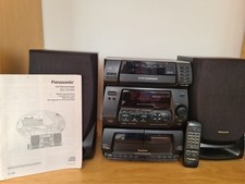 Panasonic SA-CH34 CD Stereo System, 5-CD-WECHSLER, FM/AM, Kassette
