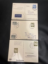 BRD 3x Postkarten EF/MeF/MiF